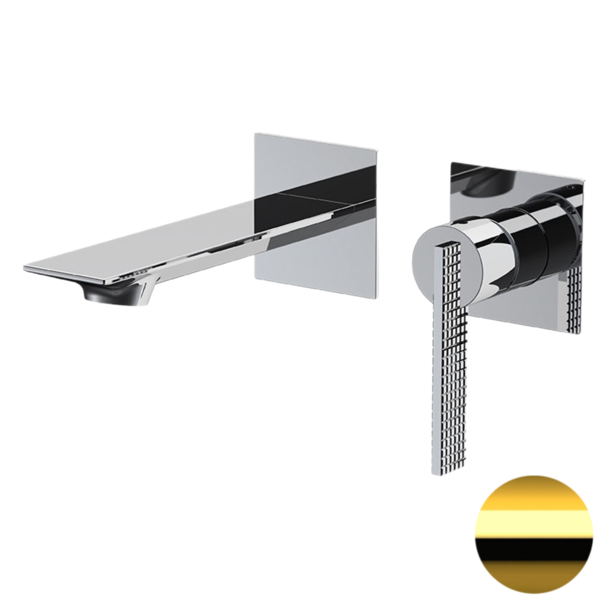 Смеситель для раковины daniel club anc632pdo, золото глянцевое