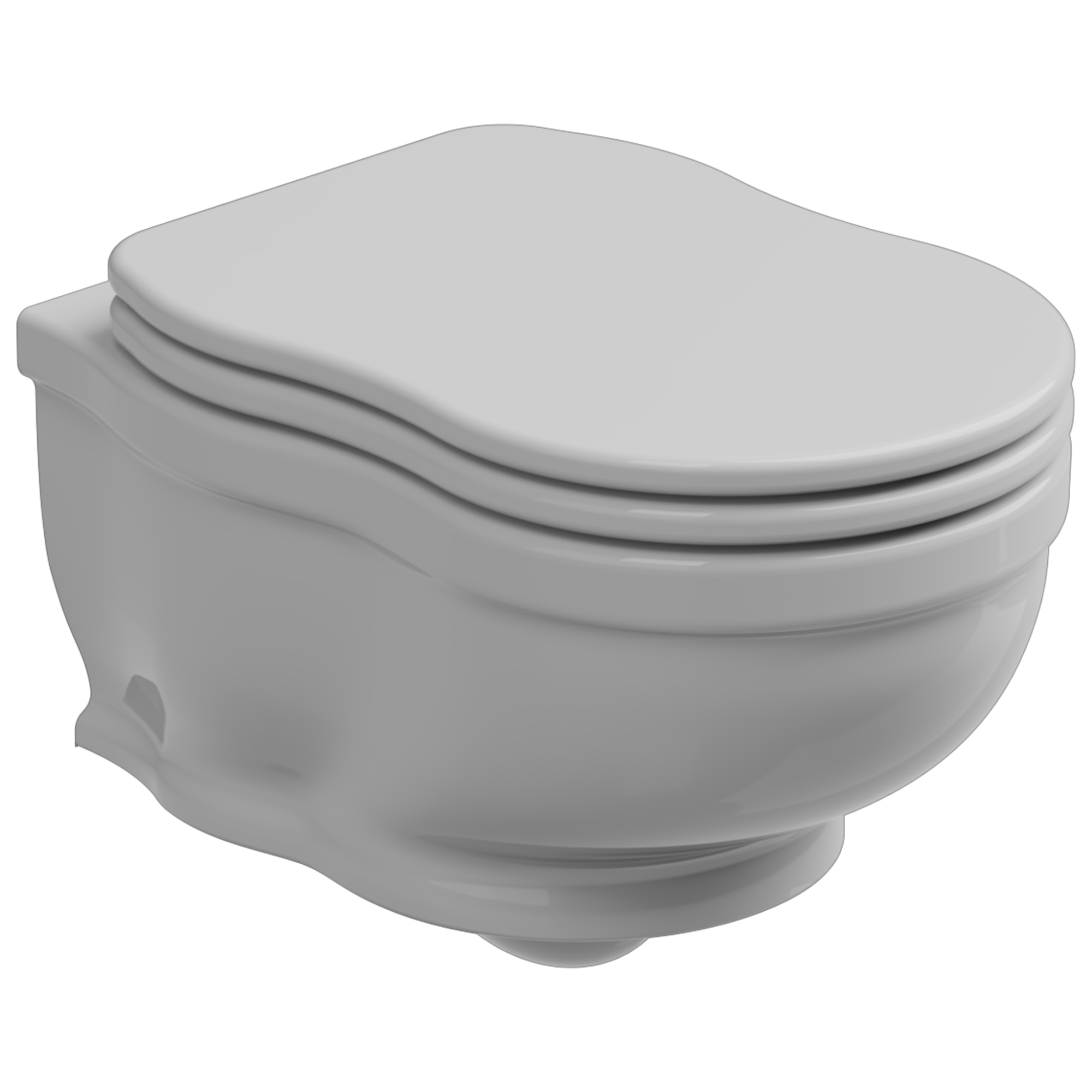 Чаша подвесного унитаза gsg ceramic design time tiwcso000, белый глянцевый