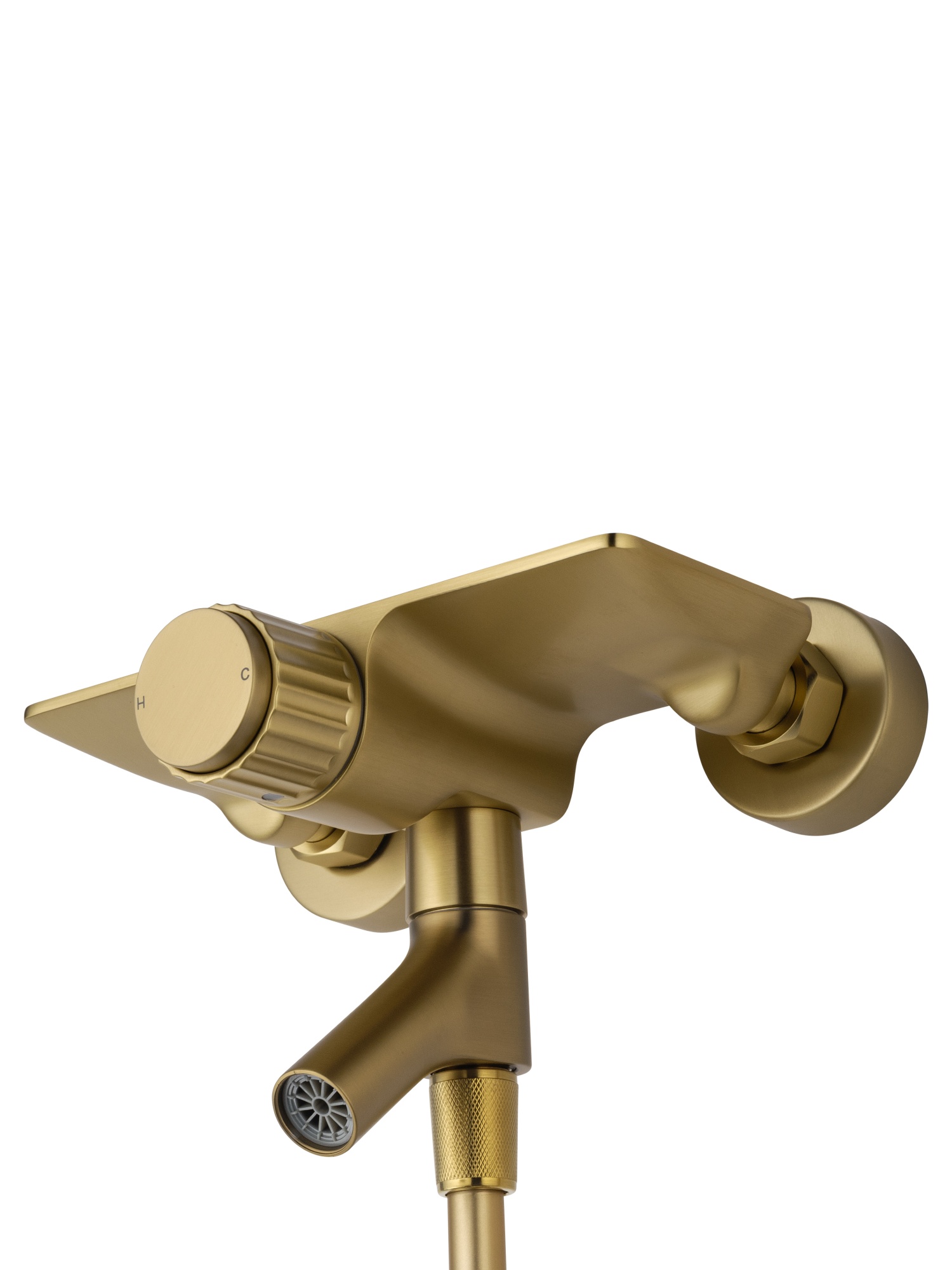 Смеситель для ванны с душем wonzon & woghand click, брашированное золото (ww-fe05l221- bg)