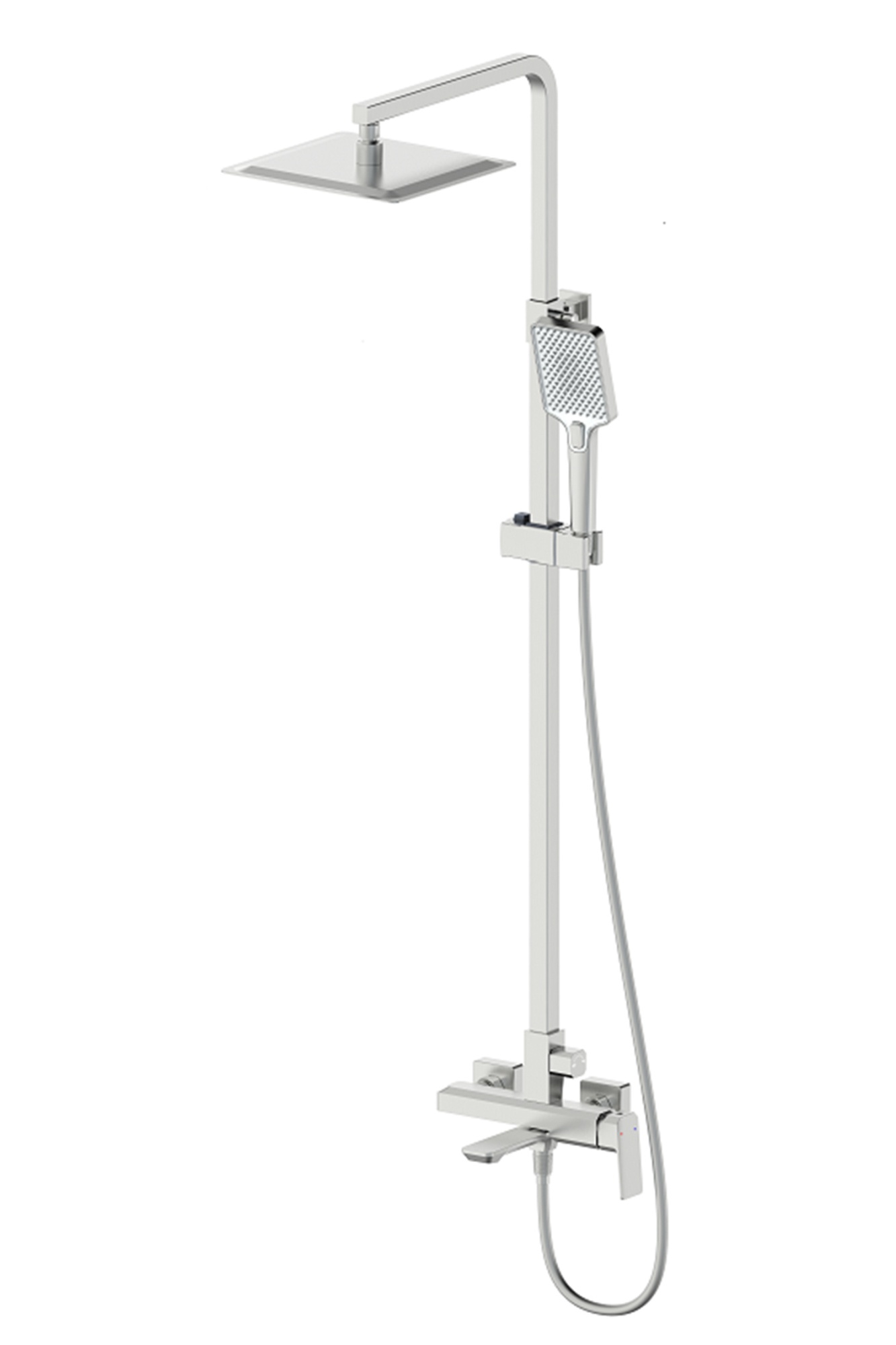 Душевая система wonzon & woghand diamond, брашированный никель (ww-88739011-bn)