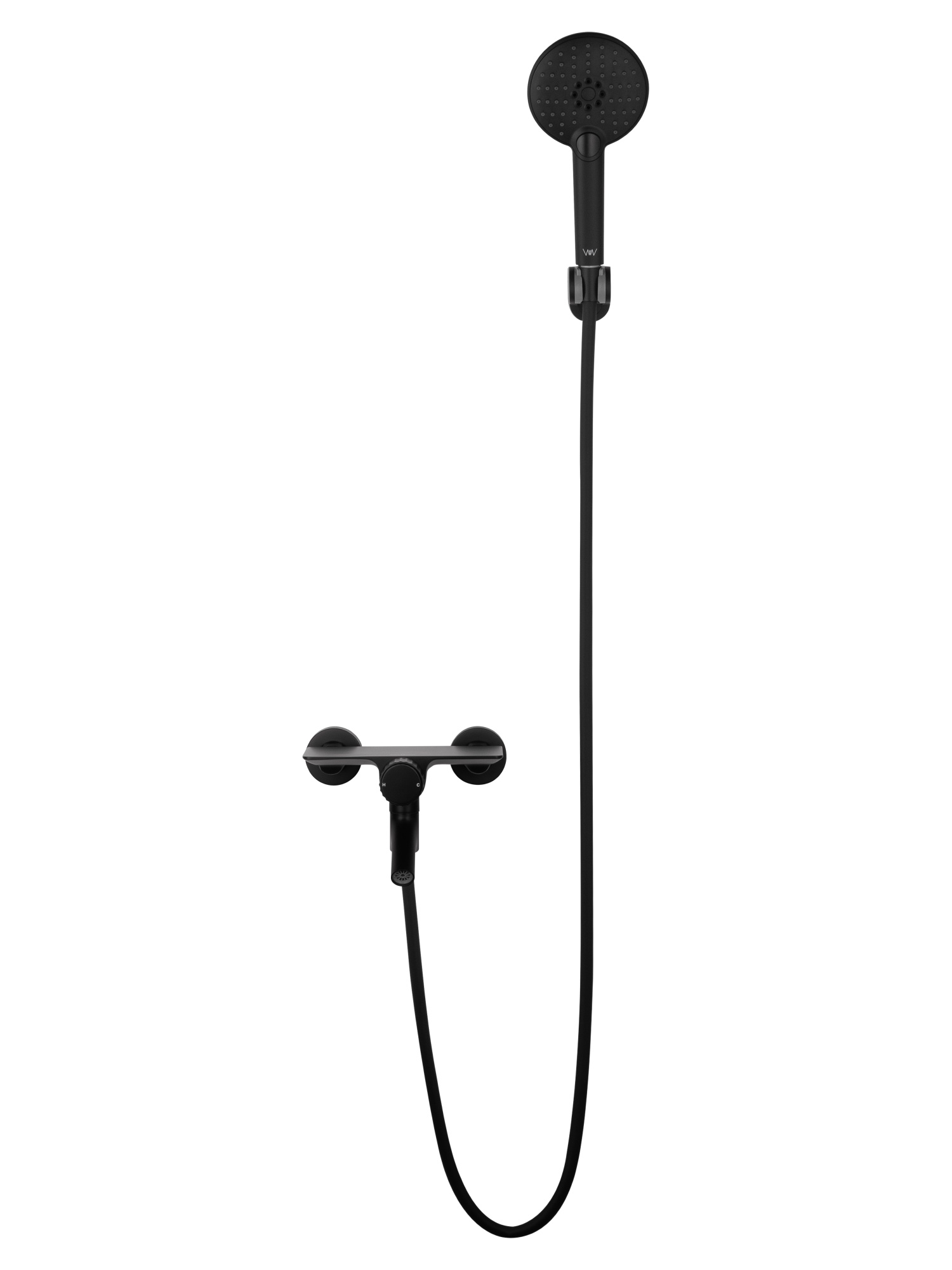 Смеситель для ванны с душем wonzon & woghand click, черный матовый (ww-fe05l221-mb)