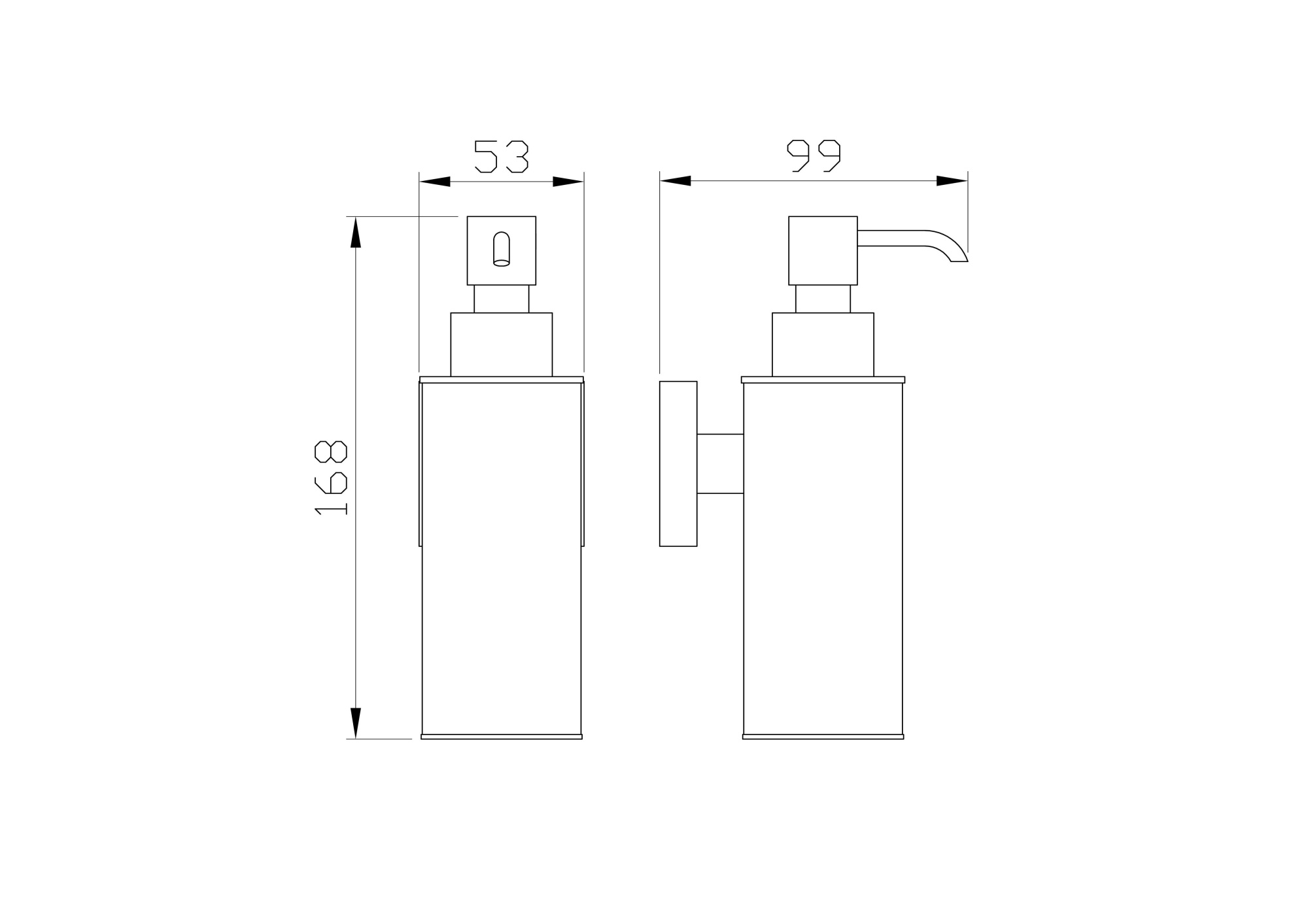 Дозатор мыла wonzon & woghand polo, темное золото (ww-8932-dg)
