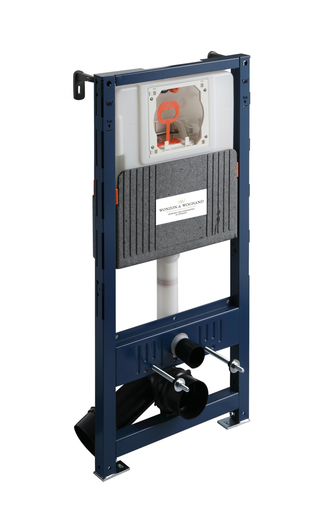 Система инсталляции для унитаза wonzon & woghand пневматическая (ww-ti743a-h)