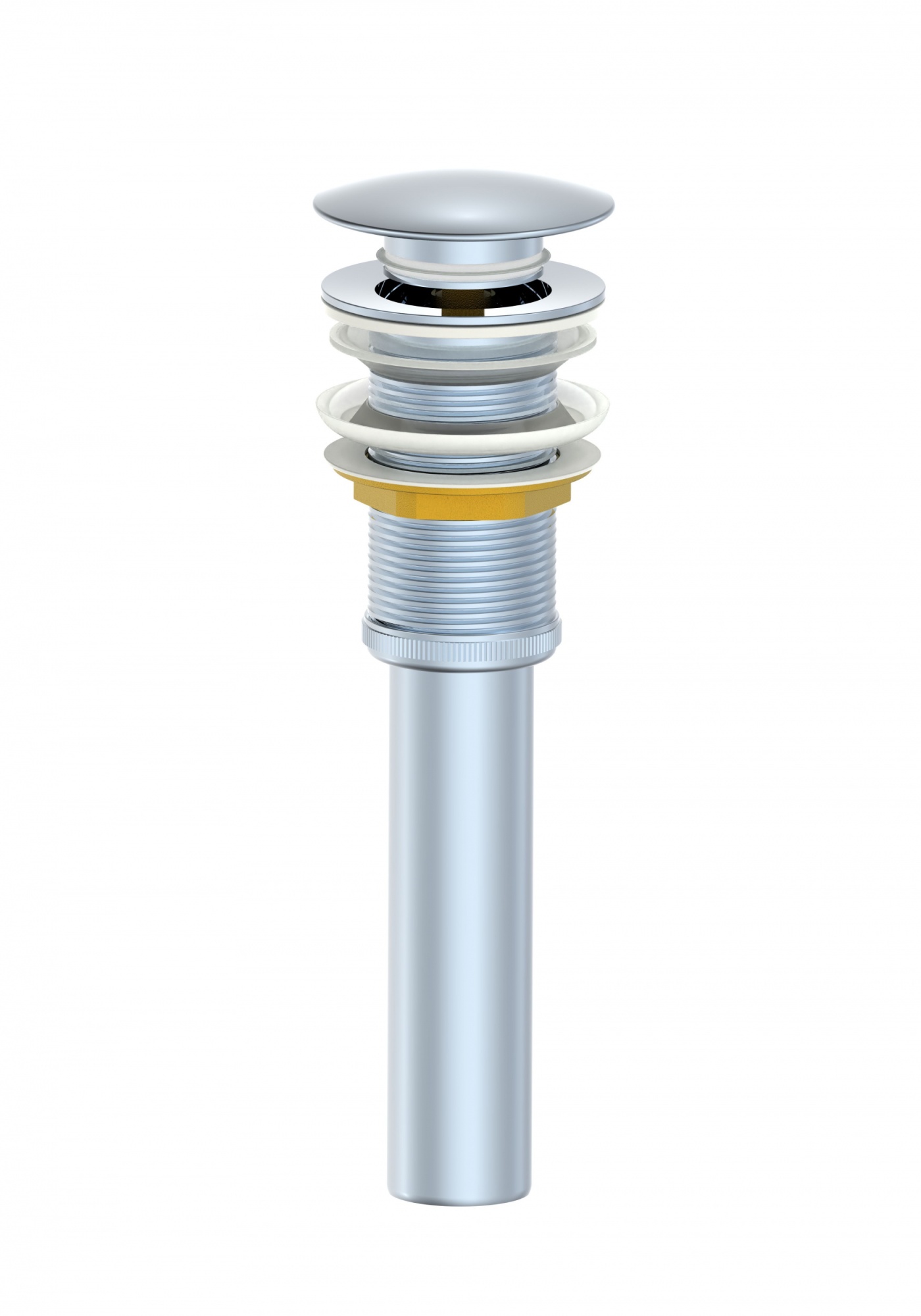 Донный клапан для раковины 1 1/4 wonzon & woghand, хром (ww-88ss04-cr)