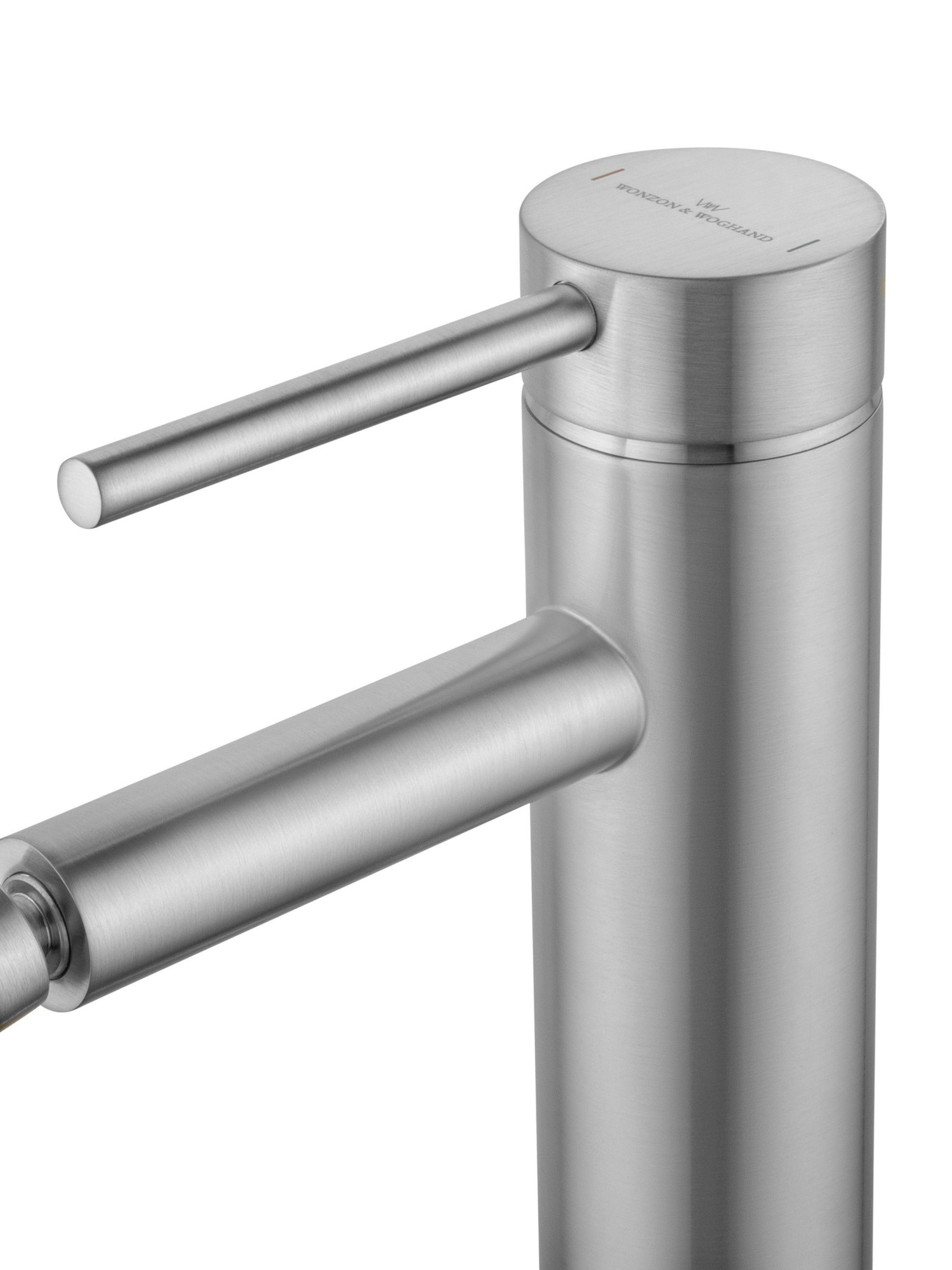 Смеситель для биде wonzon & woghand stick, брашированный никель (ww-88339017-bn)