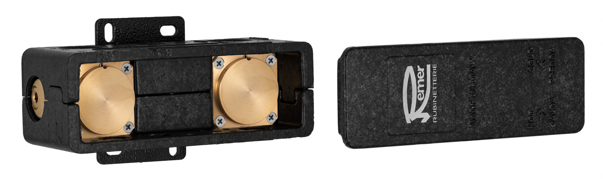 Монтажная коробка для встраиваемых смесителей на раковину (для ххx15kb) remer