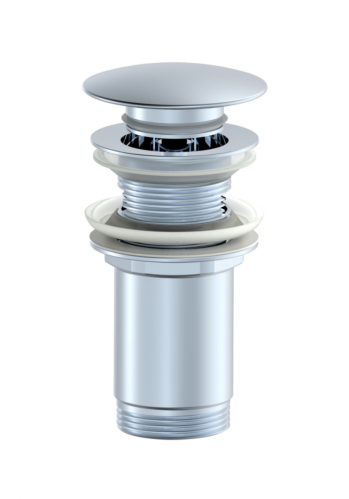 Донный клапан для раковины 1 1/4 wonzon & woghand, хром (ww-88ss09-cr)