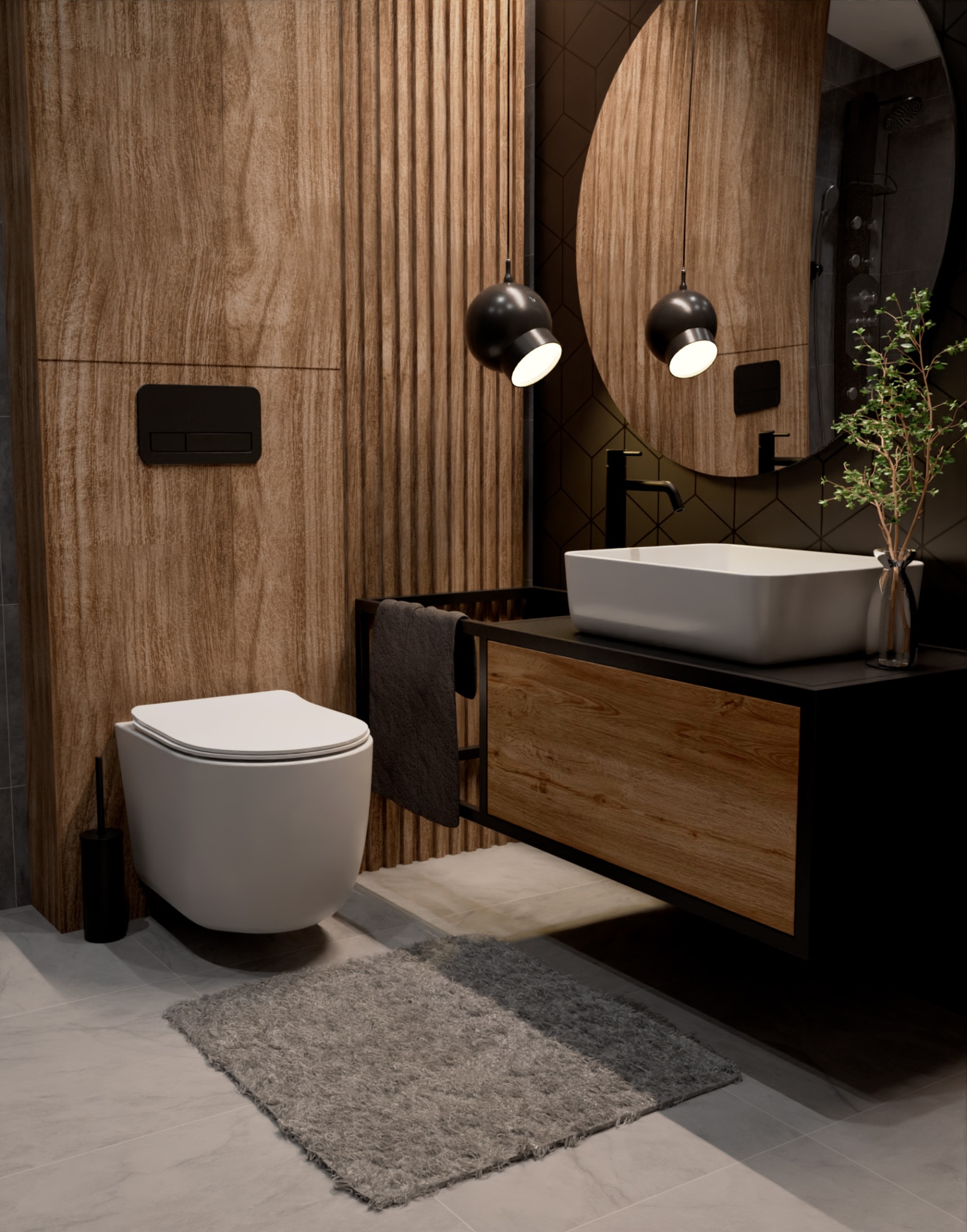 Aqm 6214mb siena смеситель для раковины однорычажный 210мм, черный матовый