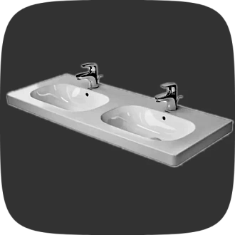 раковины двойные