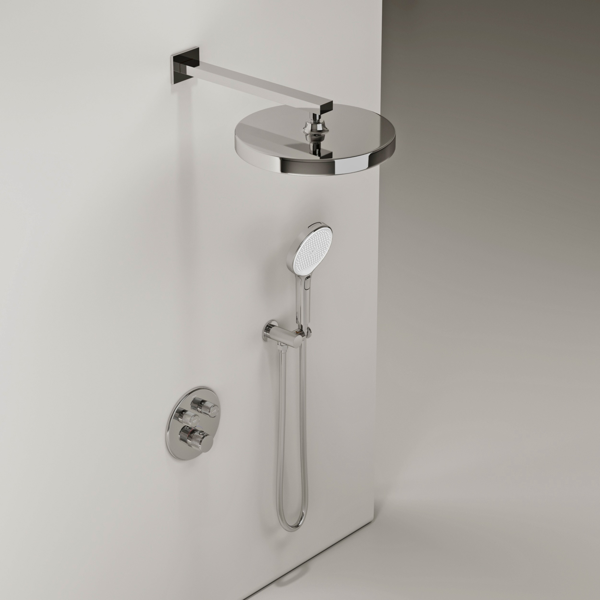 Душевой комплект sancos space встраиваемый c термостатическим смесителем, цвет хром , арт. sc3006ch Душевой комплект sancos space встраиваемый c термостатическим смесителем, цвет хром , арт. sc3006ch