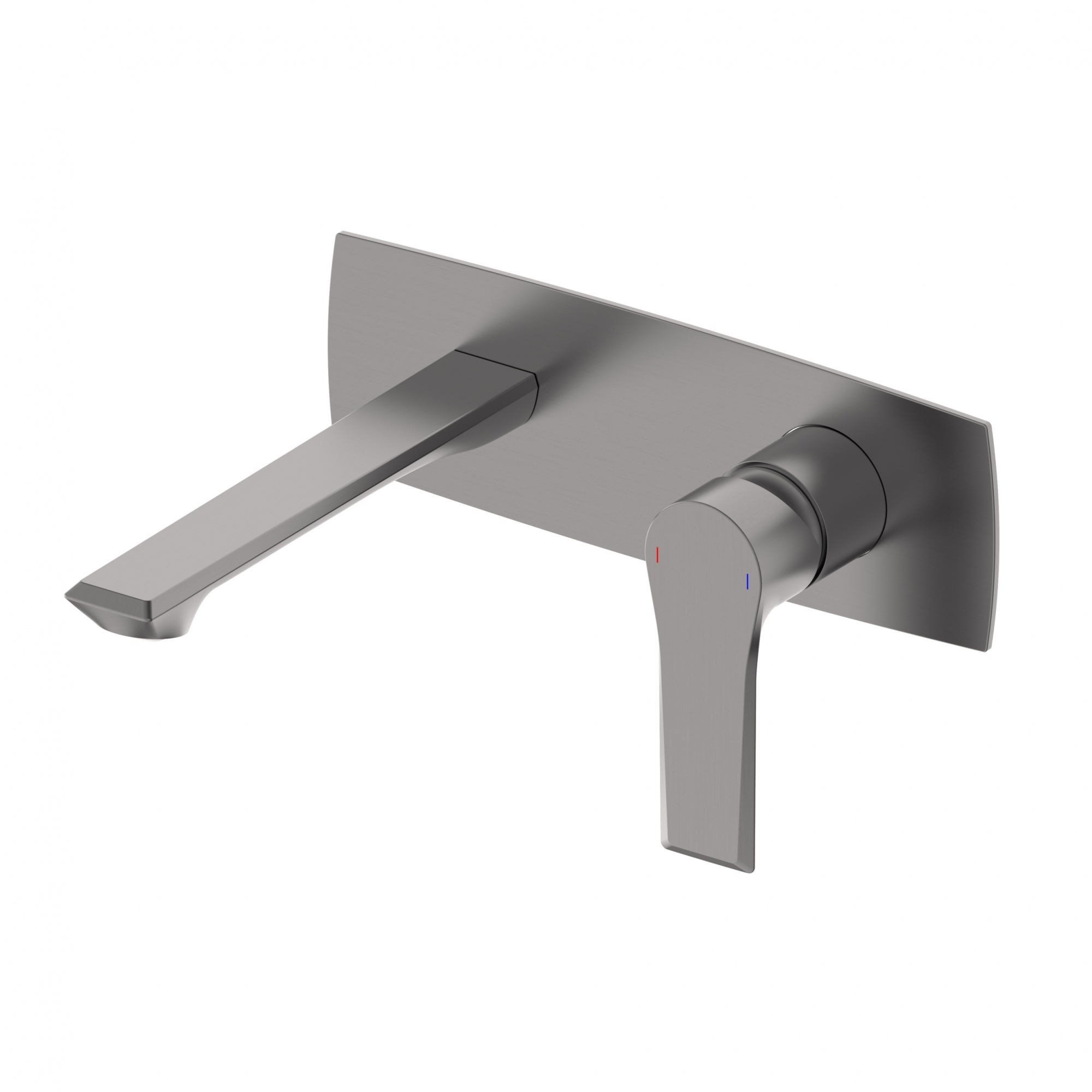 Смеситель для раковины встраиваемый wonzon & woghand brilliant, темный графит (ww-88869079-bgm)