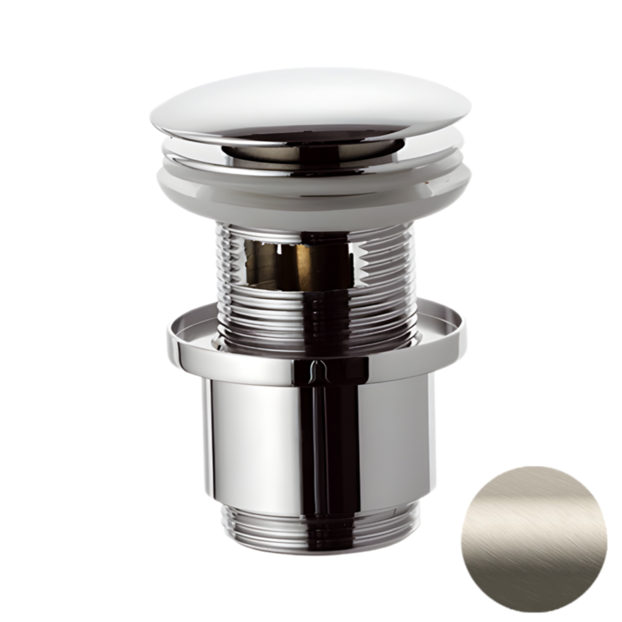 Донный клапан с переливом 1”1/4 remer 905cc2114xv, сталь