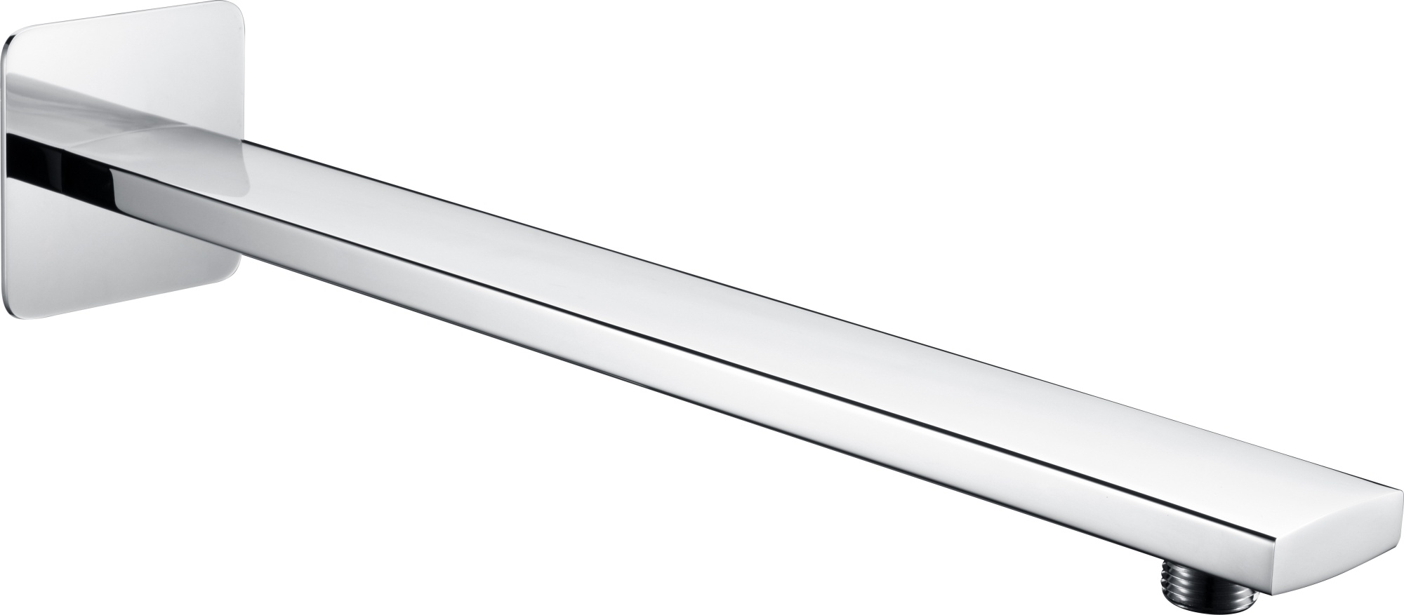 Кронштейн душевой настенный 40см imex bpc005 chrome