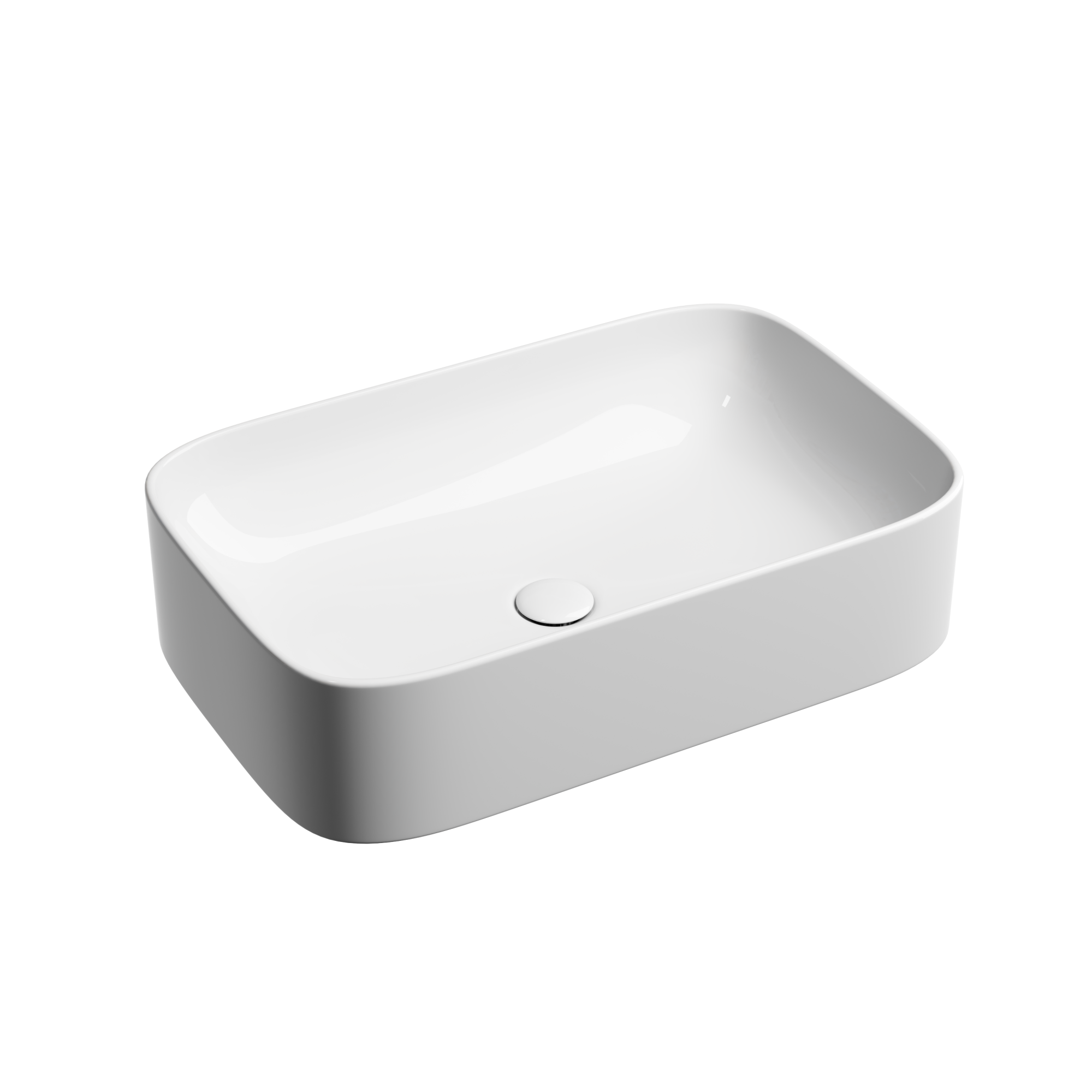 Умывальник чаша накладная прямоугольная element 605x380x150мм