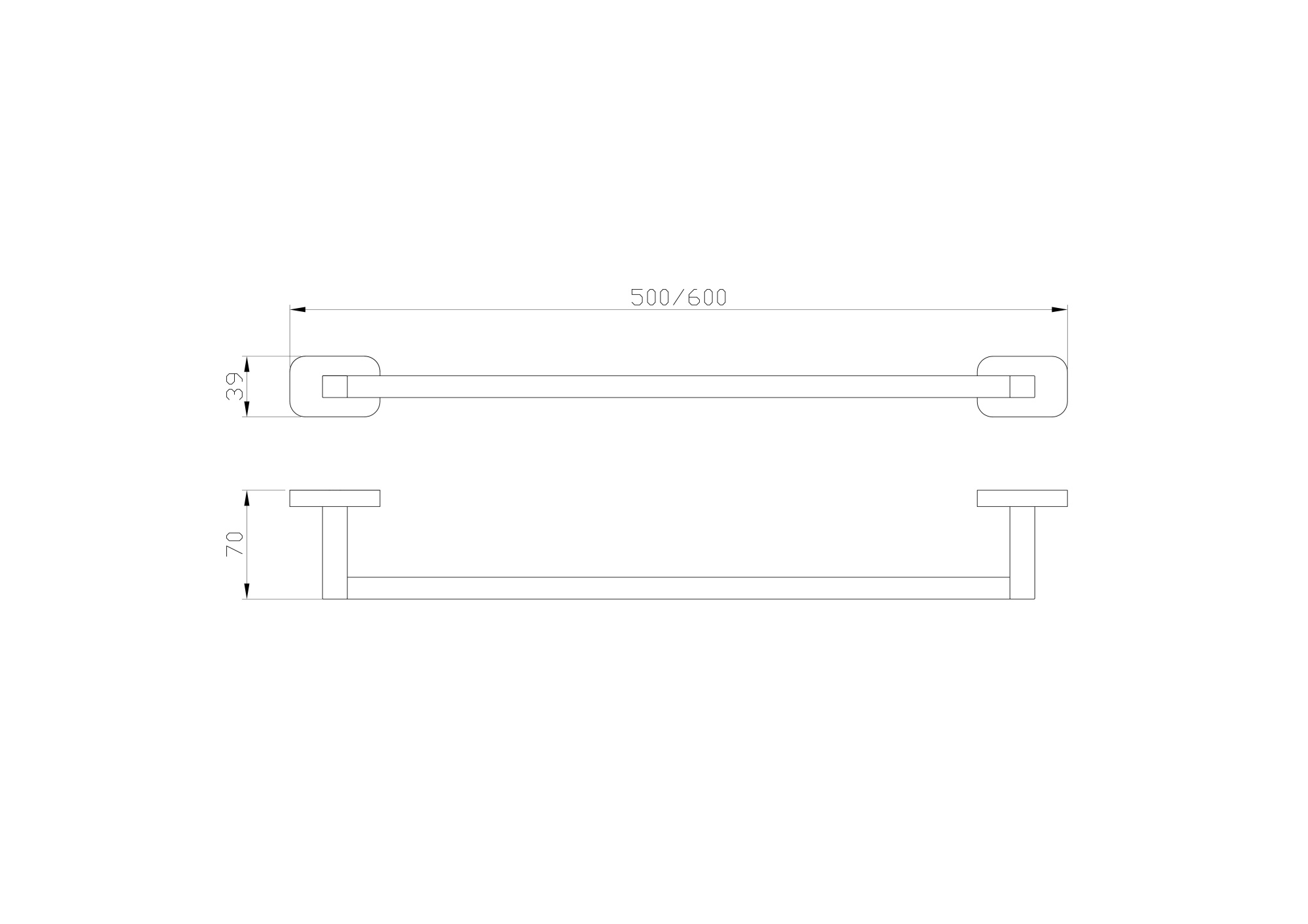 Вешалка для полотенец wonzon & woghand graffity, брашированное золото (ww-9312-bg)