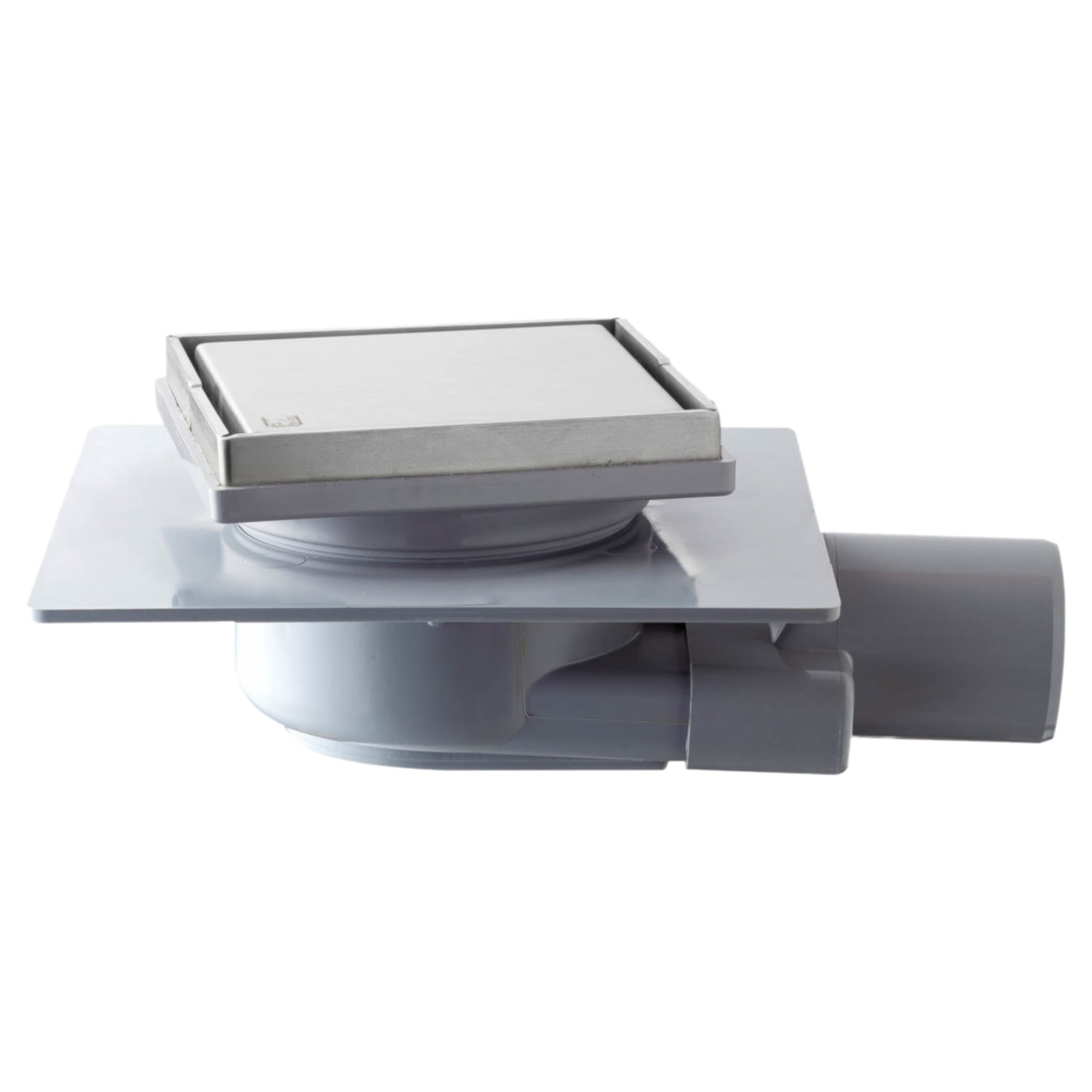 Трап 115х115 мм, решетка 2в1, горизонтальный выход omp tea tirana 2665.592.8