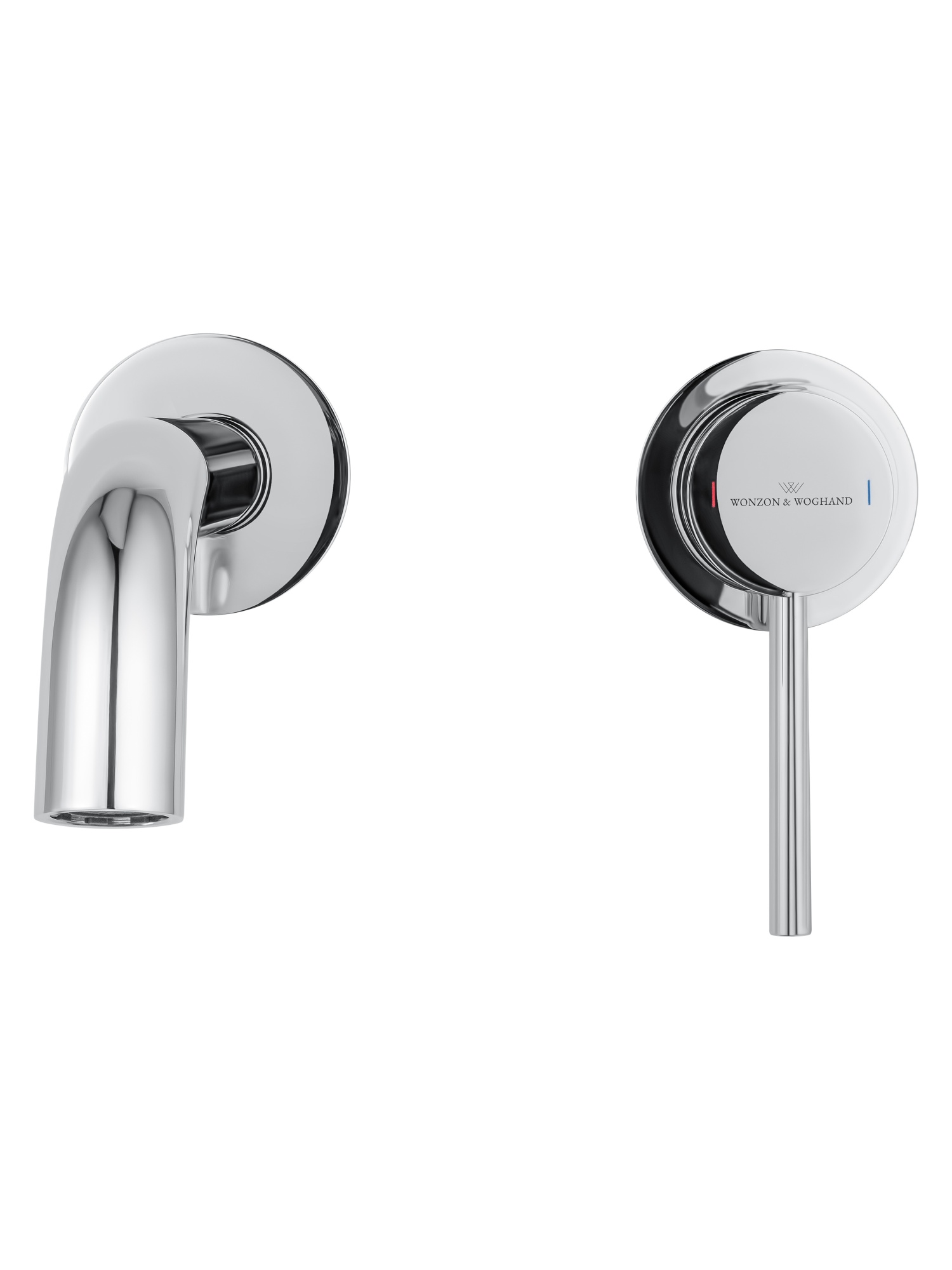 Смеситель для раковины встраиваемый wonzon & woghand stick, хром (ww-88869017-cr)