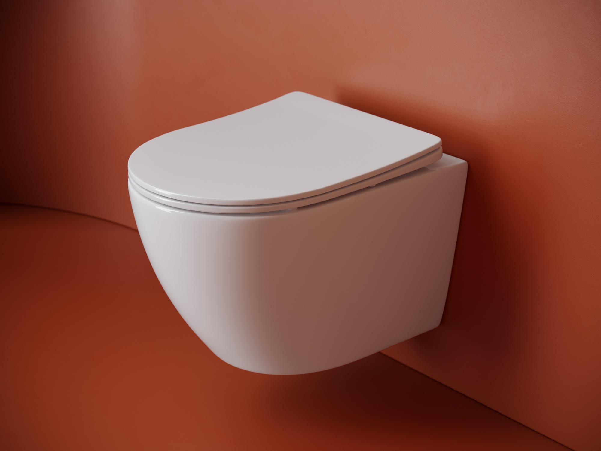 Подвесной унитаз ceramicanova uno смыв торнадо 490x360x360 белый Подвесной унитаз ceramicanova uno смыв торнадо 490x360x360 белый