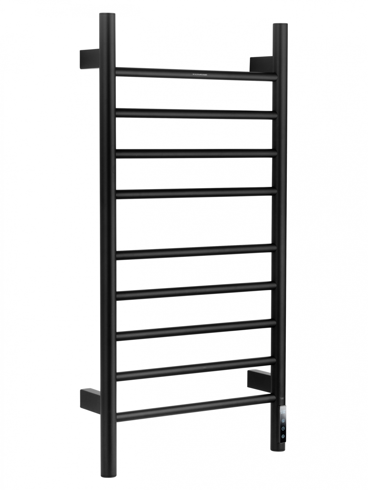 Полотенцесушитель электрический wonzon & woghand bonn, черный матовый (ww-al409-mb)
