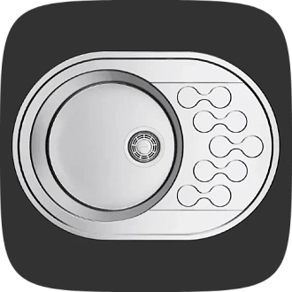 овальные мойки