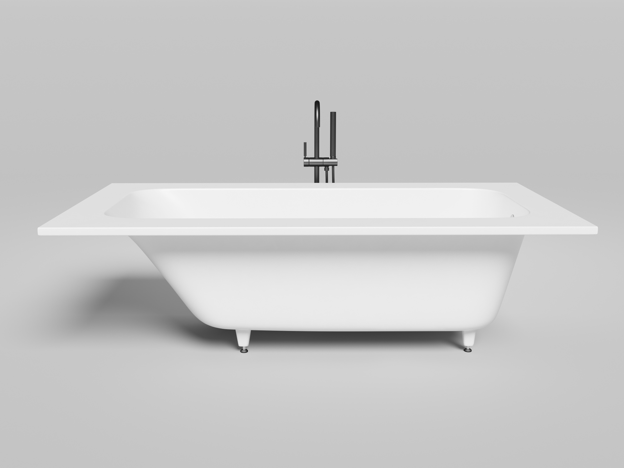 Ванна встраиваемая salini orlanda plus 190x100 s-stone белый матовый