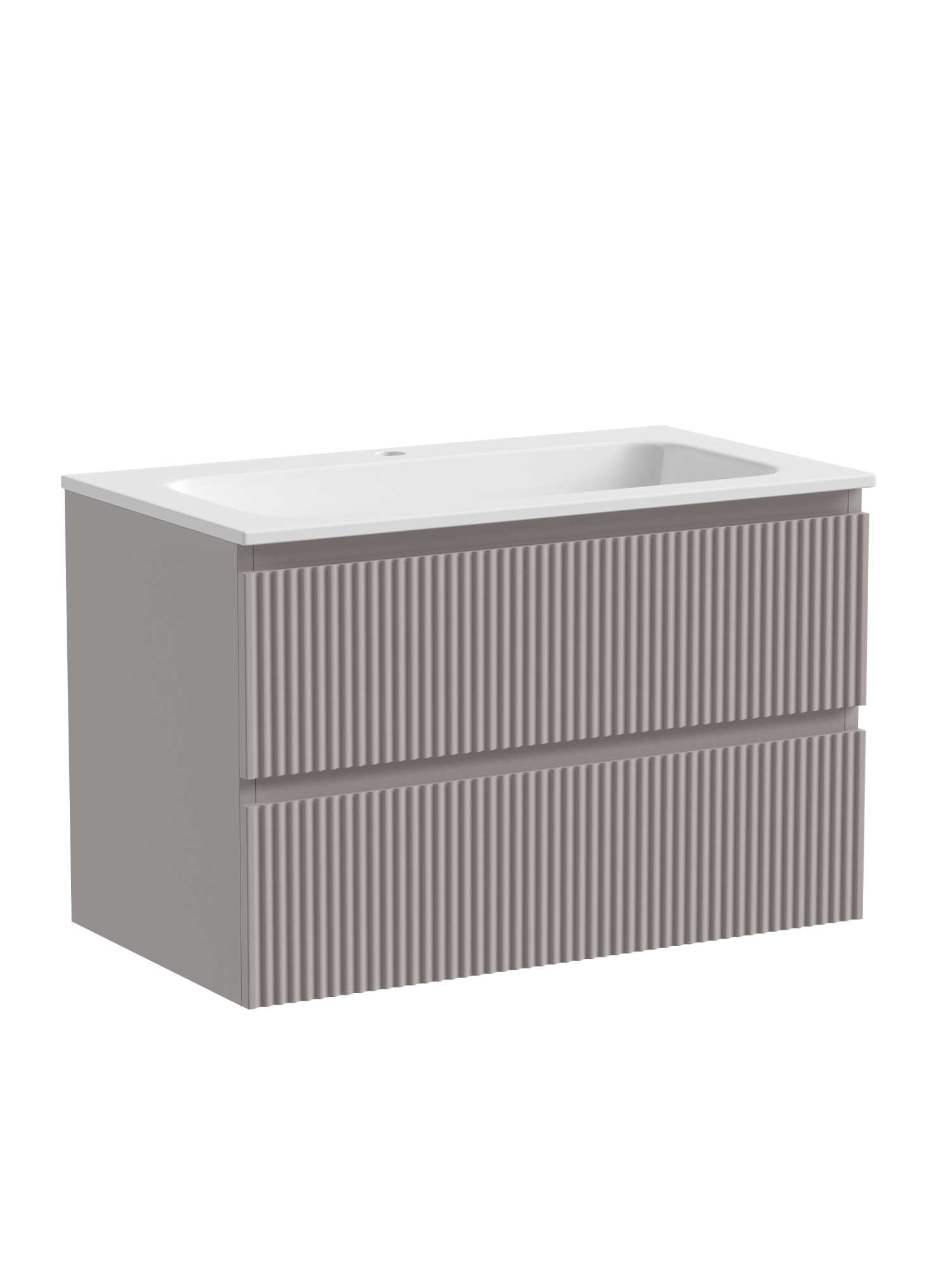 Тумба подвесная sancos snob r 790х445х500, c двумя ящиками оснащенными доводчиками, doha soft, арт.snr80sm