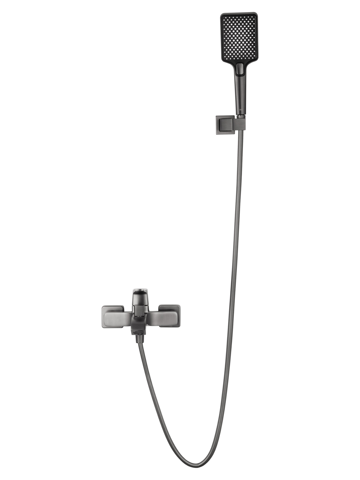 Смеситель для ванны с душем wonzon & woghand flex, темный графит (ww-88037072-bgm)