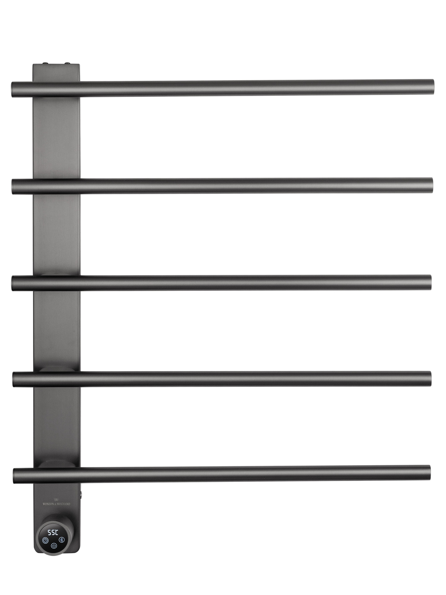 Полотенцесушитель электрический wonzon & woghand nürnberg, темный графит (ww-al345-gm)