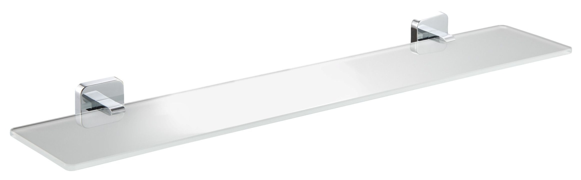 Стеклянная полка для ванной wonzon & woghand still, хром (ww-6627)