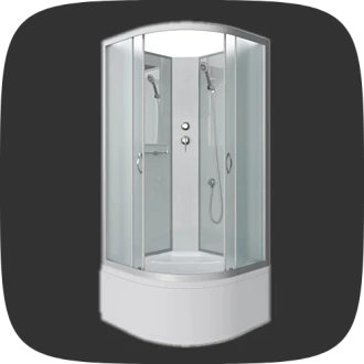 1/4 круга душевые боксы