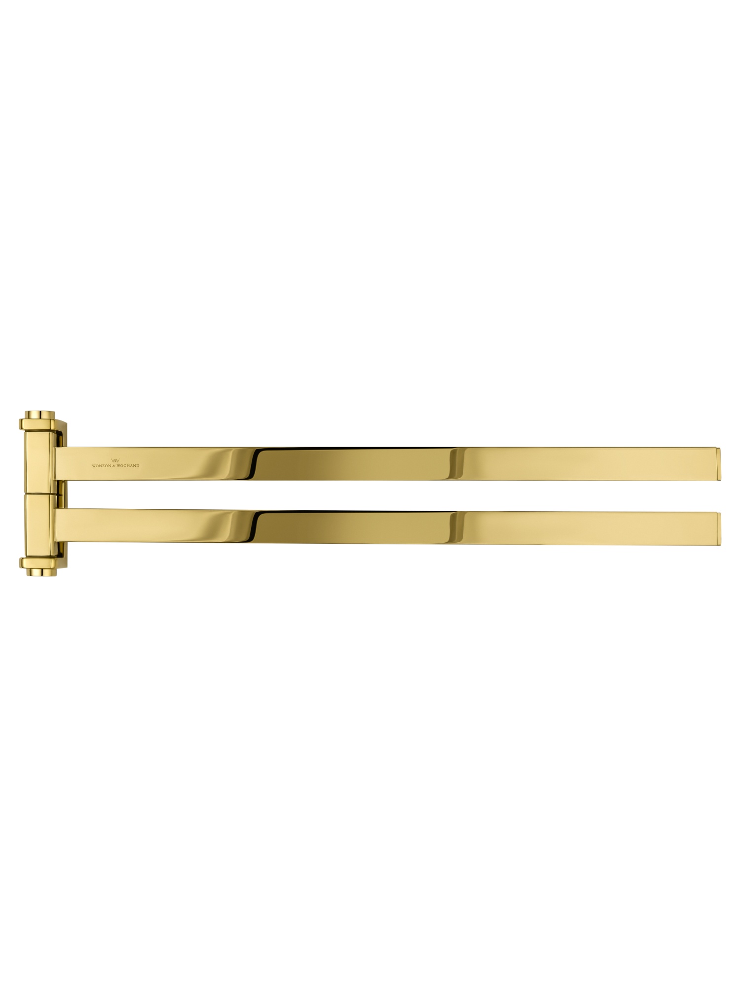 Полотенцедержатель поворотный wonzon & woghand eclipse, глянцевое золото (ww-9131-lg)