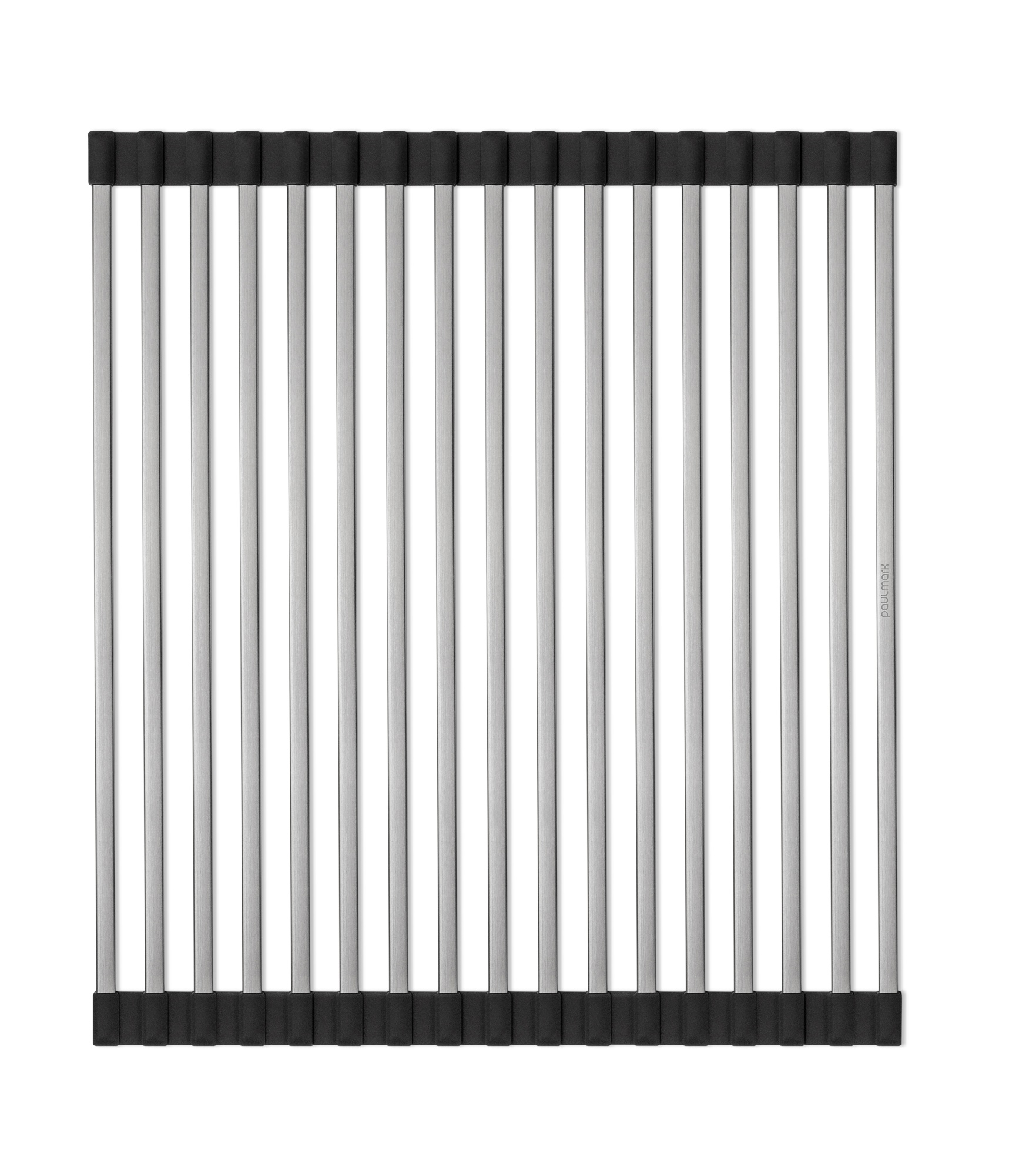 Ролл-мат step, r375-bs, брашированная нерж.сталь, 330х375мм, paulmark