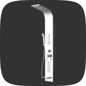 душевые панели и колонны 