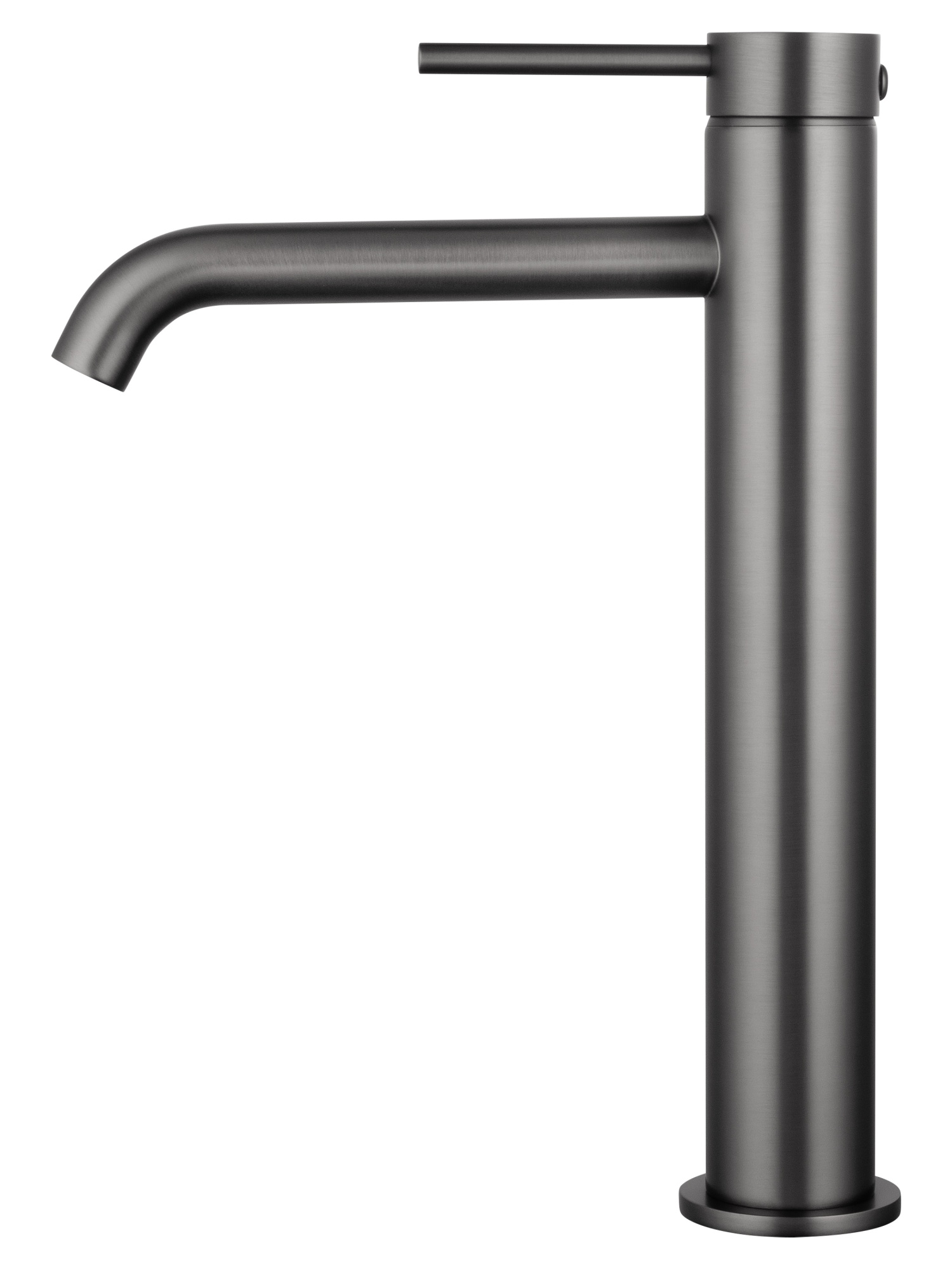 Смеситель для раковины высокий wonzon & woghand stick, темный графит (ww-88239017-bgm)