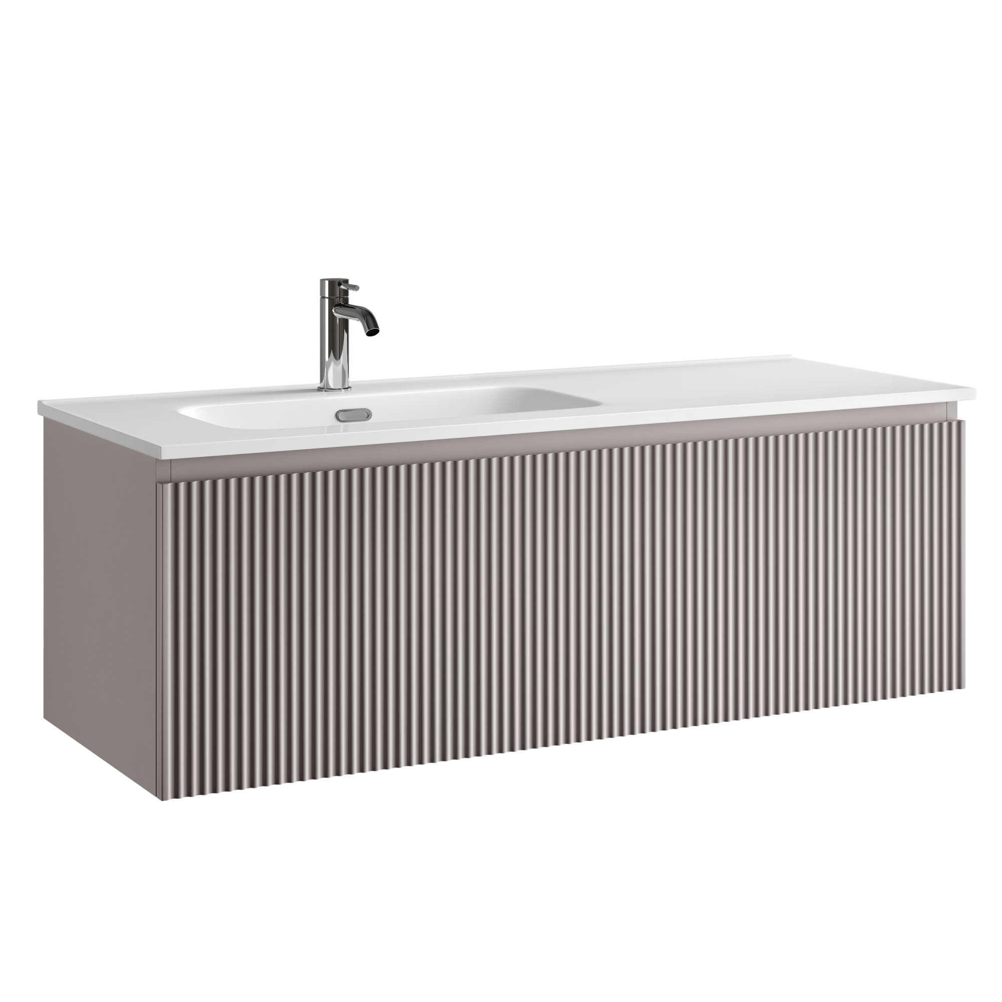 Тумба подвесная SANCOS Snob R 1.0 1195х445х406, c одним ящиком оснащенным доводчиками, Doha Soft , арт.SNR1.0120LSM