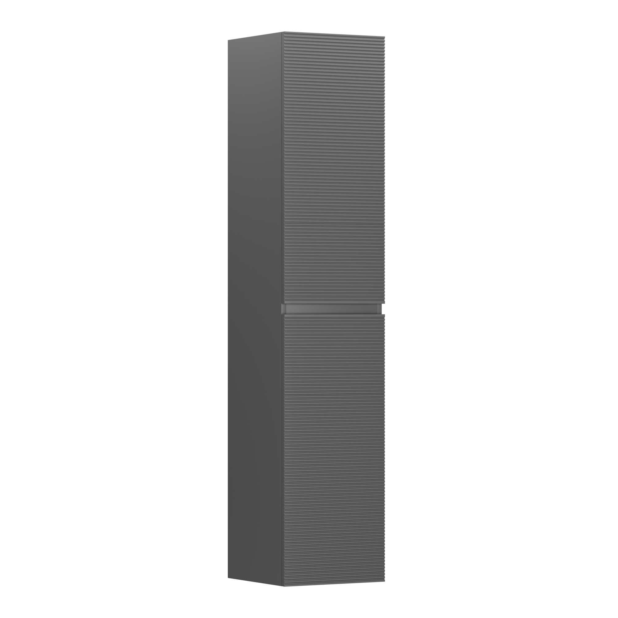 Шкаф-пенал подвесной sancos folk, 350х350х1650 мм, цвет grey soft, арт. pfl35gs