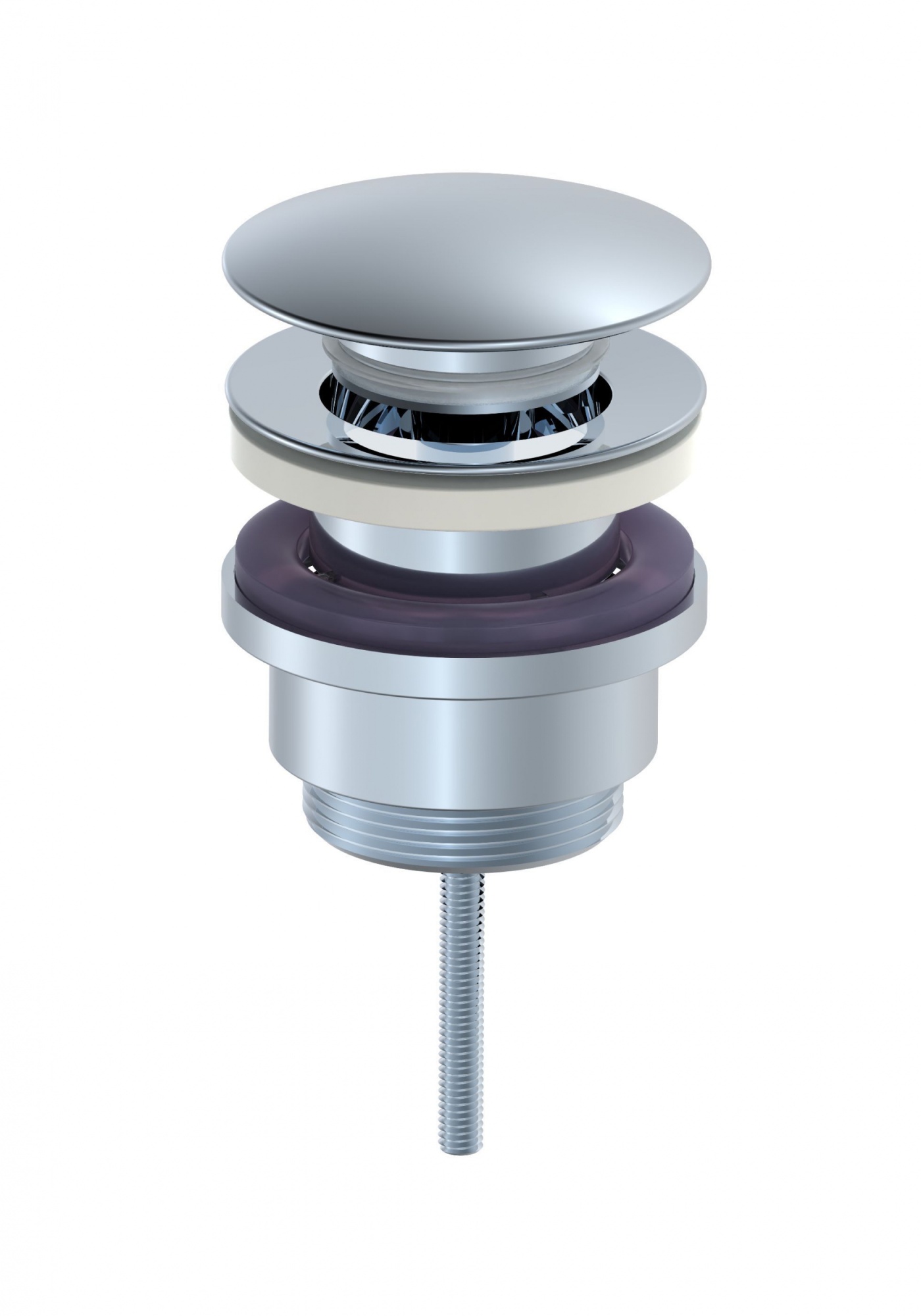 Донный клапан для раковины 1 1/4 wonzon & woghand, хром (ww-88ss07-cr)