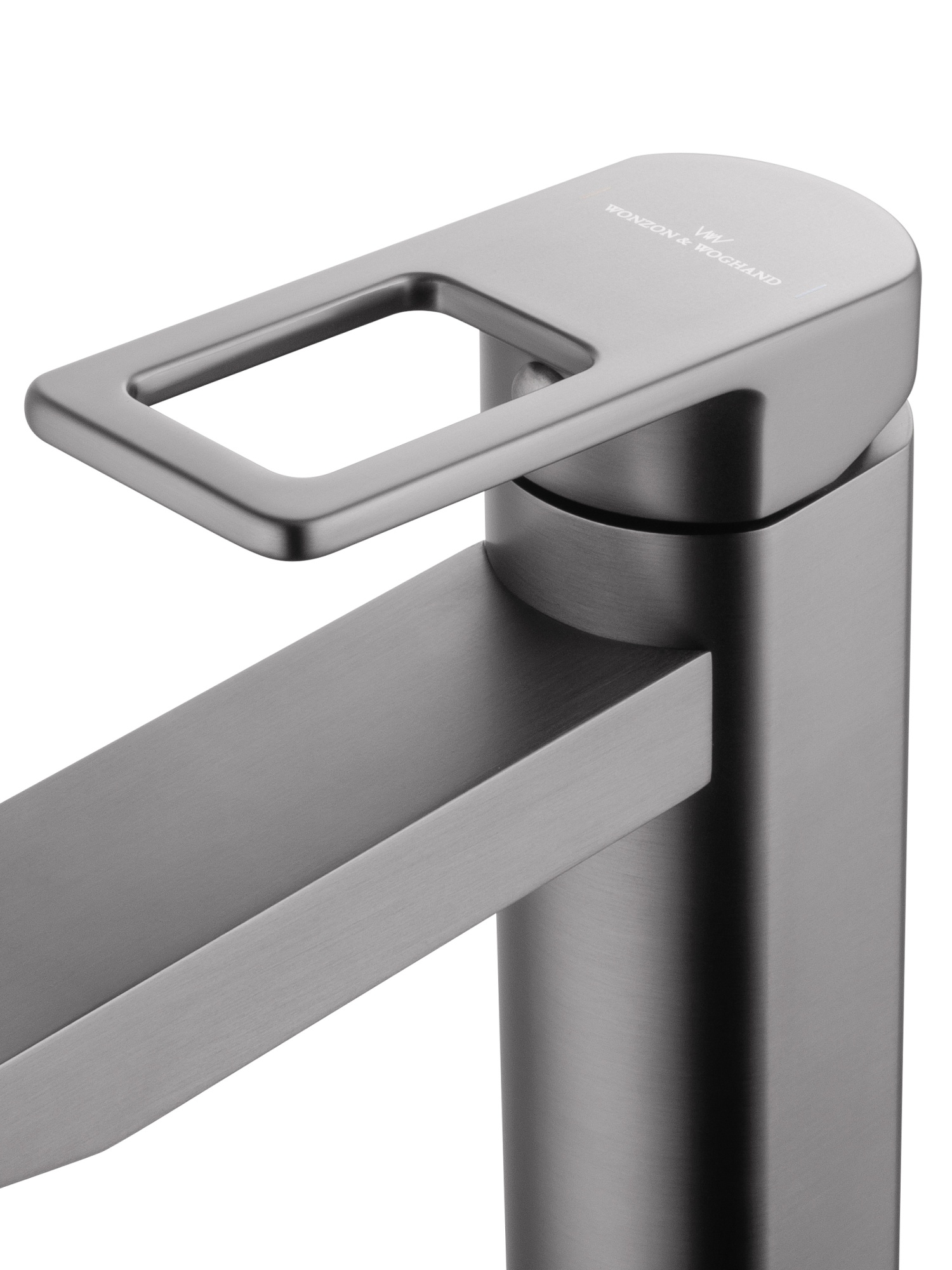 Смеситель для раковины wonzon & woghand frame, темный графит (ww-88139010-bgm)