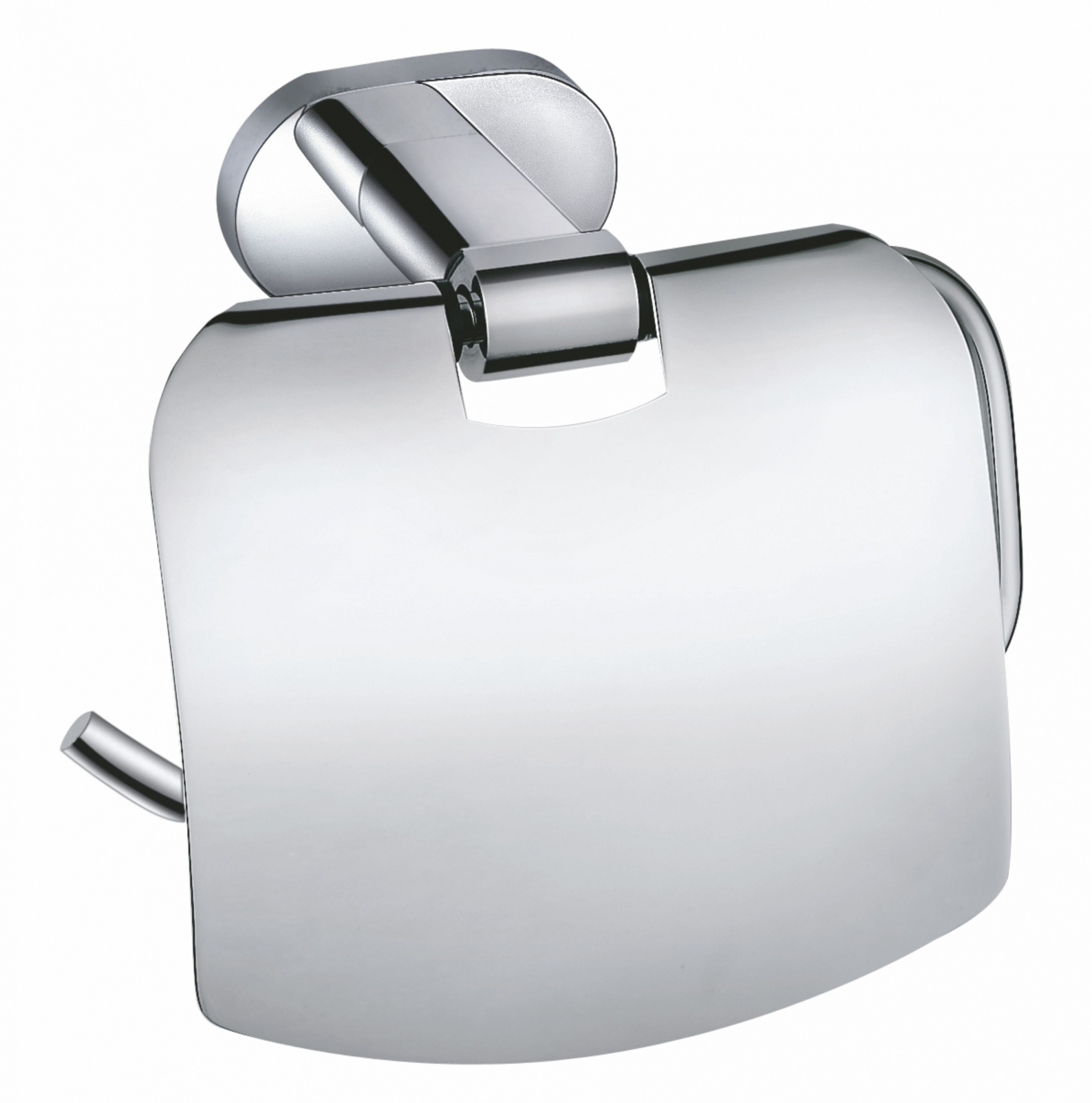 Держатель для туалетной бумаги с крышкой wonzon & woghand first, хром (ww-8426)