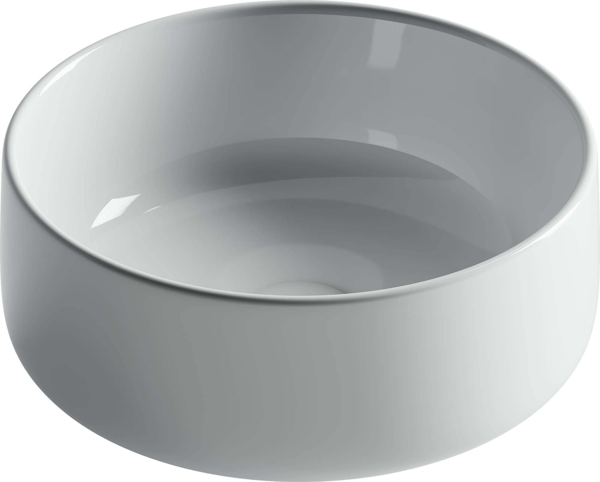 Умывальник чаша накладная круглая element 355x355x150мм